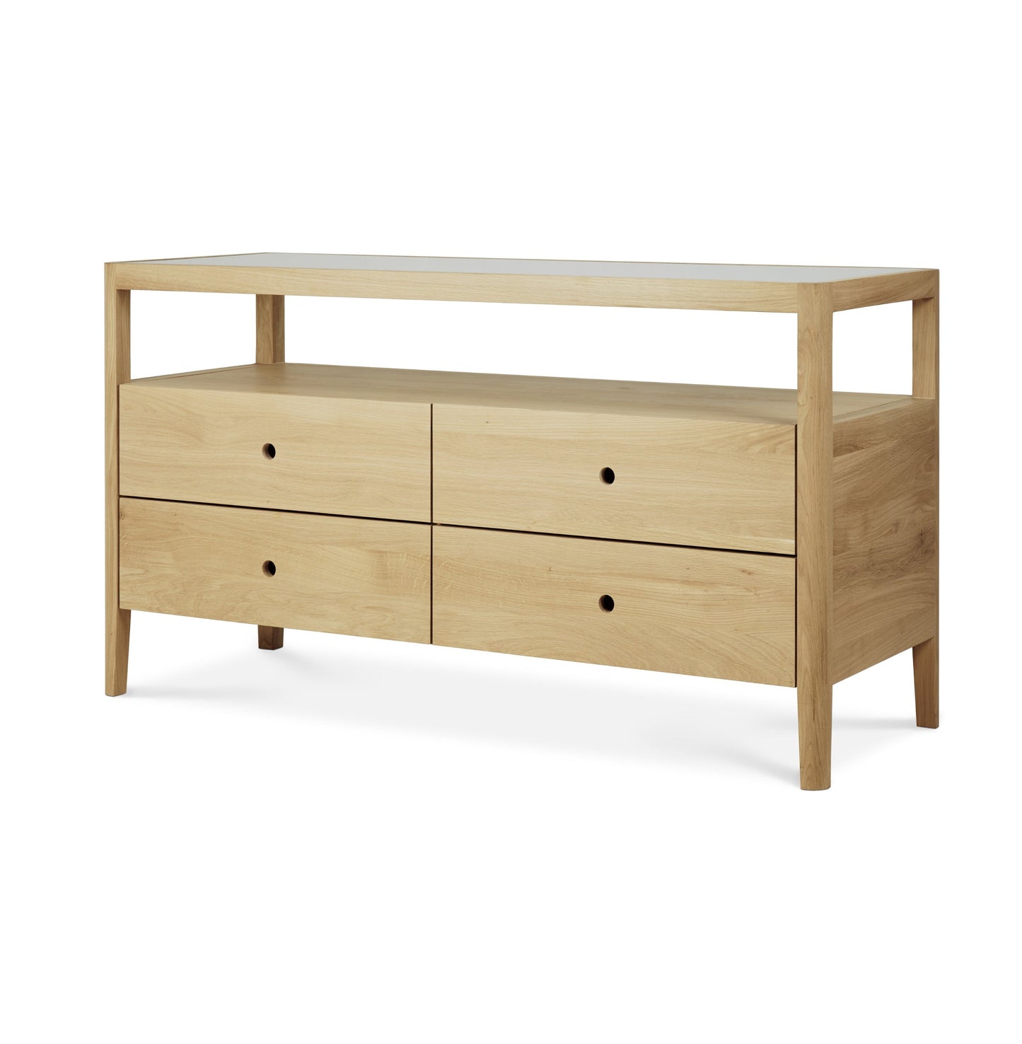 Ethnicraft dressoir Spindle ladekast eiken