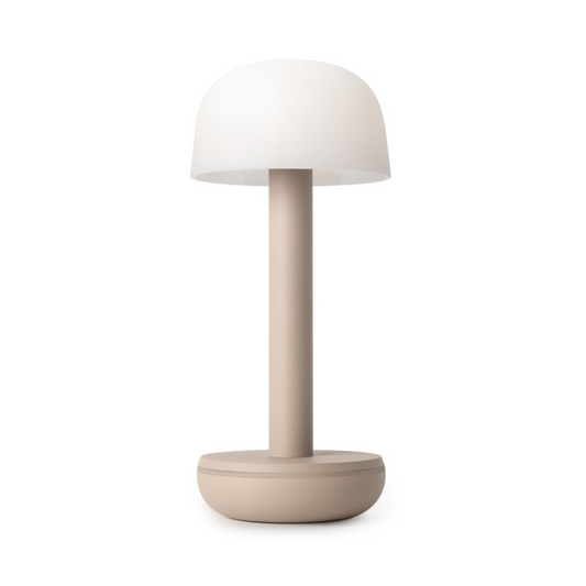 humble verlichting tafellamp two beige frosted